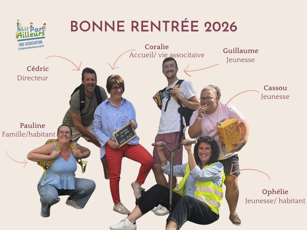 document présentation équipe moderne rose beige